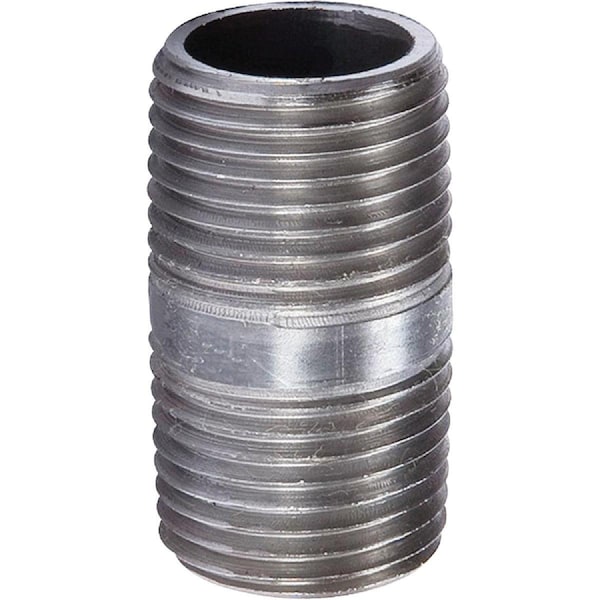 Southland 2 In. x Close Schedule 40 Steel Black Iron Nipple 20900 - main